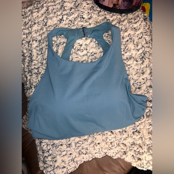 Athleta Other - Athleta Blue Racerback Bikini Top